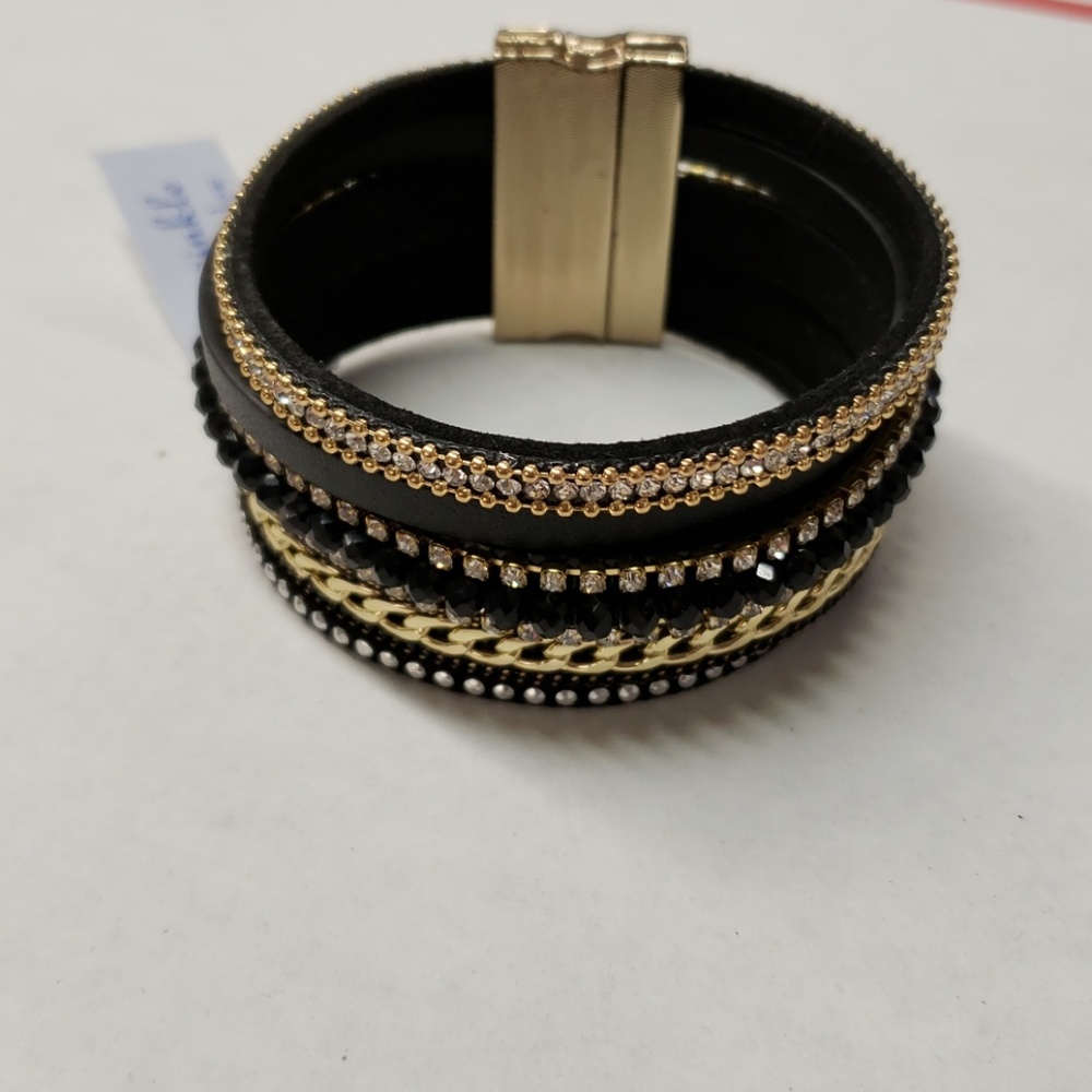 Periwinkle Leather Bracelet
